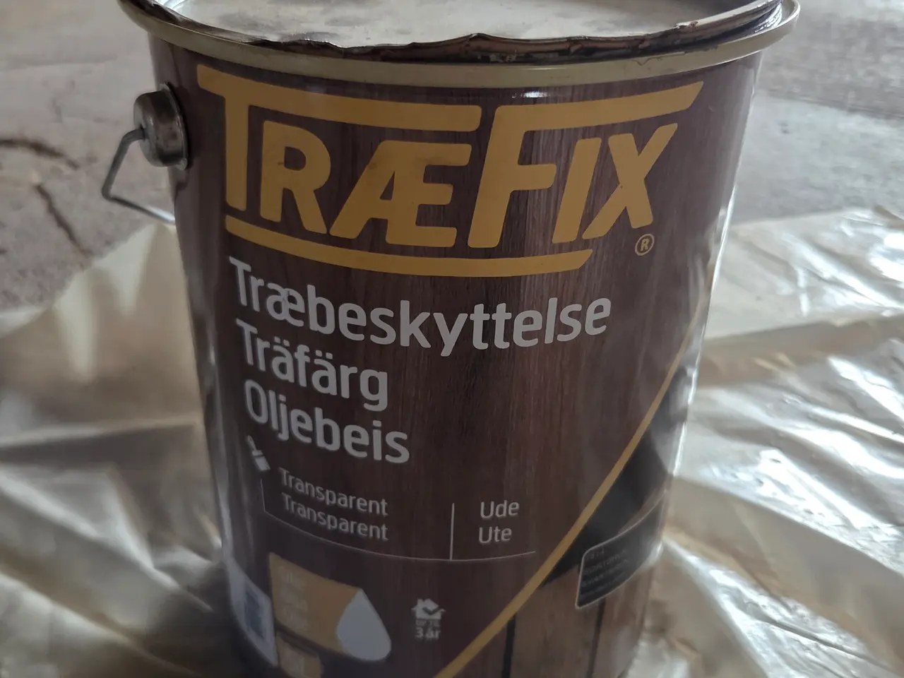 Billede 1 - TræFix® træbeskyttelse sortbrun