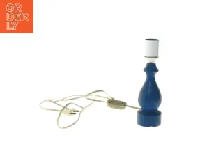 Blå bordlampe (str. 23 cm)