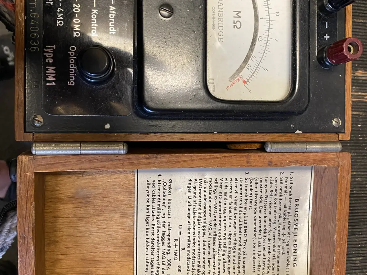 Billede 3 - 300v Megaohmmeter Type MM1