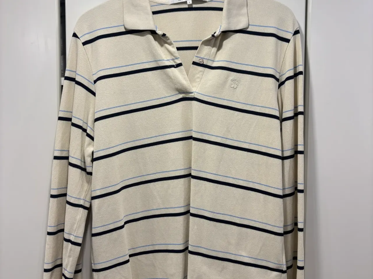 Billede 1 - Second Female stribet bluse, str. L