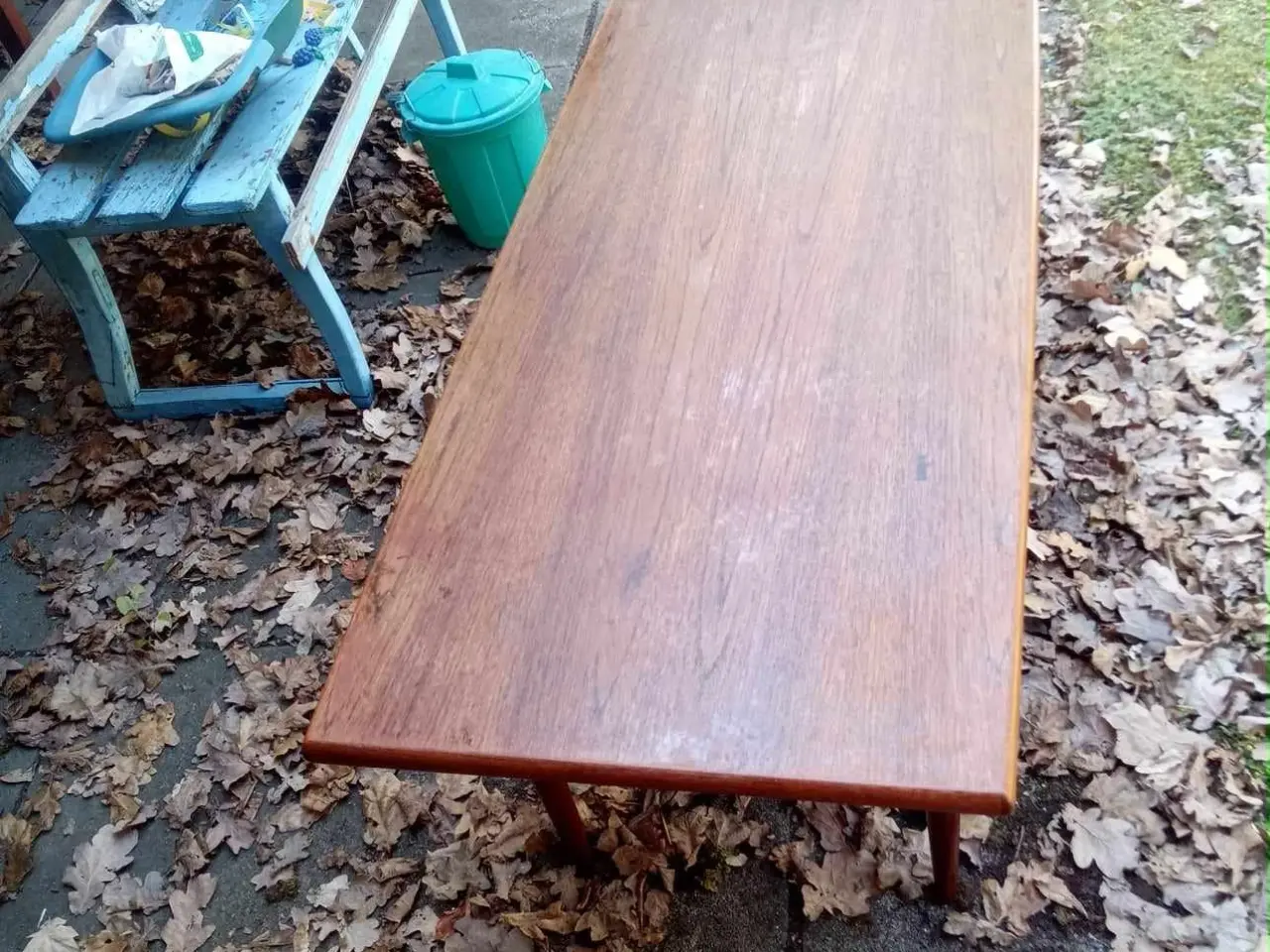 Billede 1 - Stue/sofabord (brun) 1.4 m