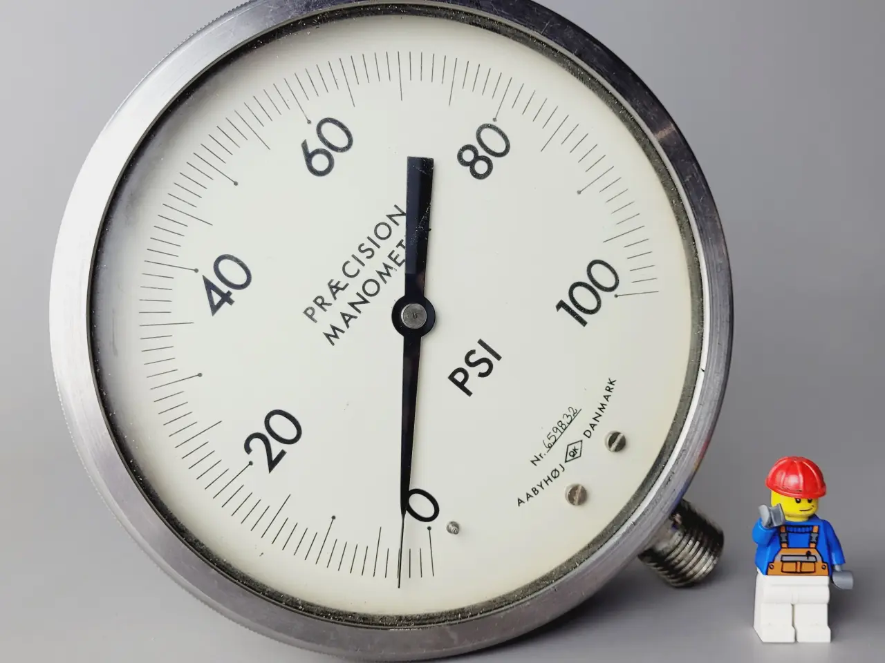 Billede 1 - ⭐️· Vintage Kvalitets Præcisionsmanometer EV DK