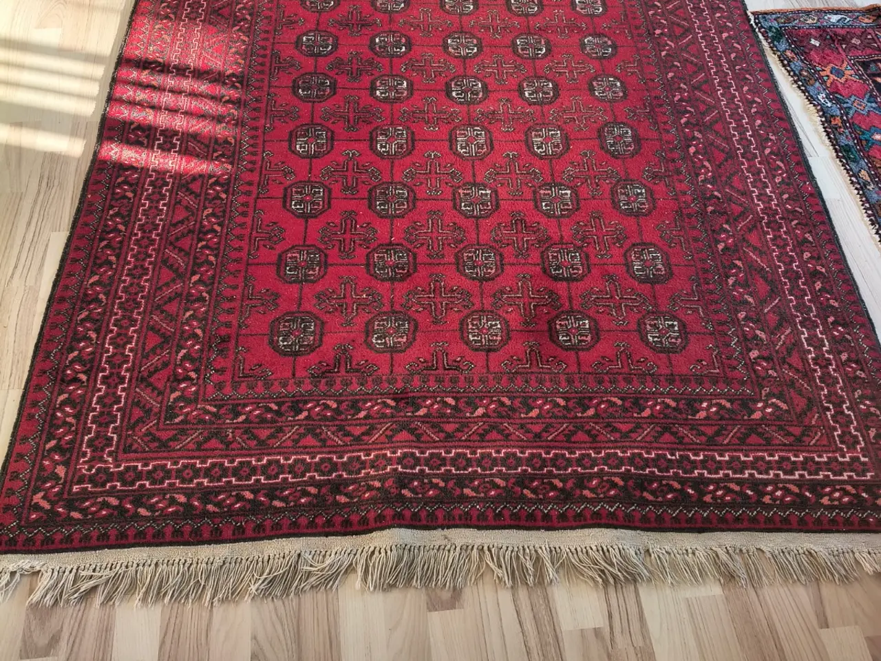 Billede 1 - Afghansk tæppe 200 x 150 cm