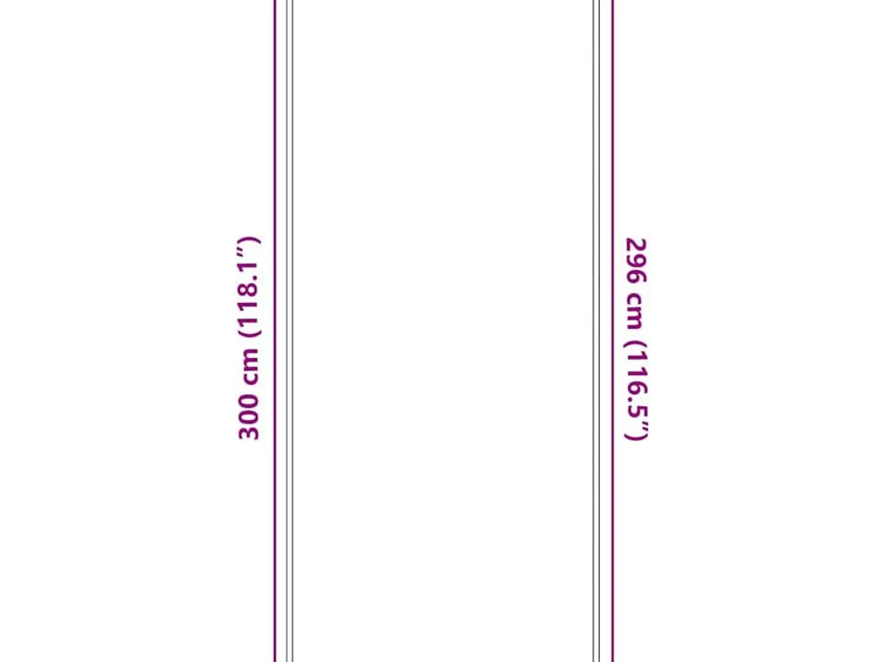 Billede 7 - Dørmåtte brun 115 x 300 cm