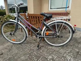 Ung pige cykel 