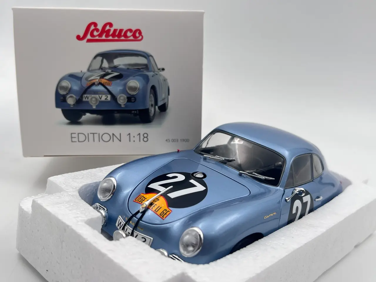 Billede 10 - 1960 Porsche 356 Carrera #27 - Schuco - 1:18