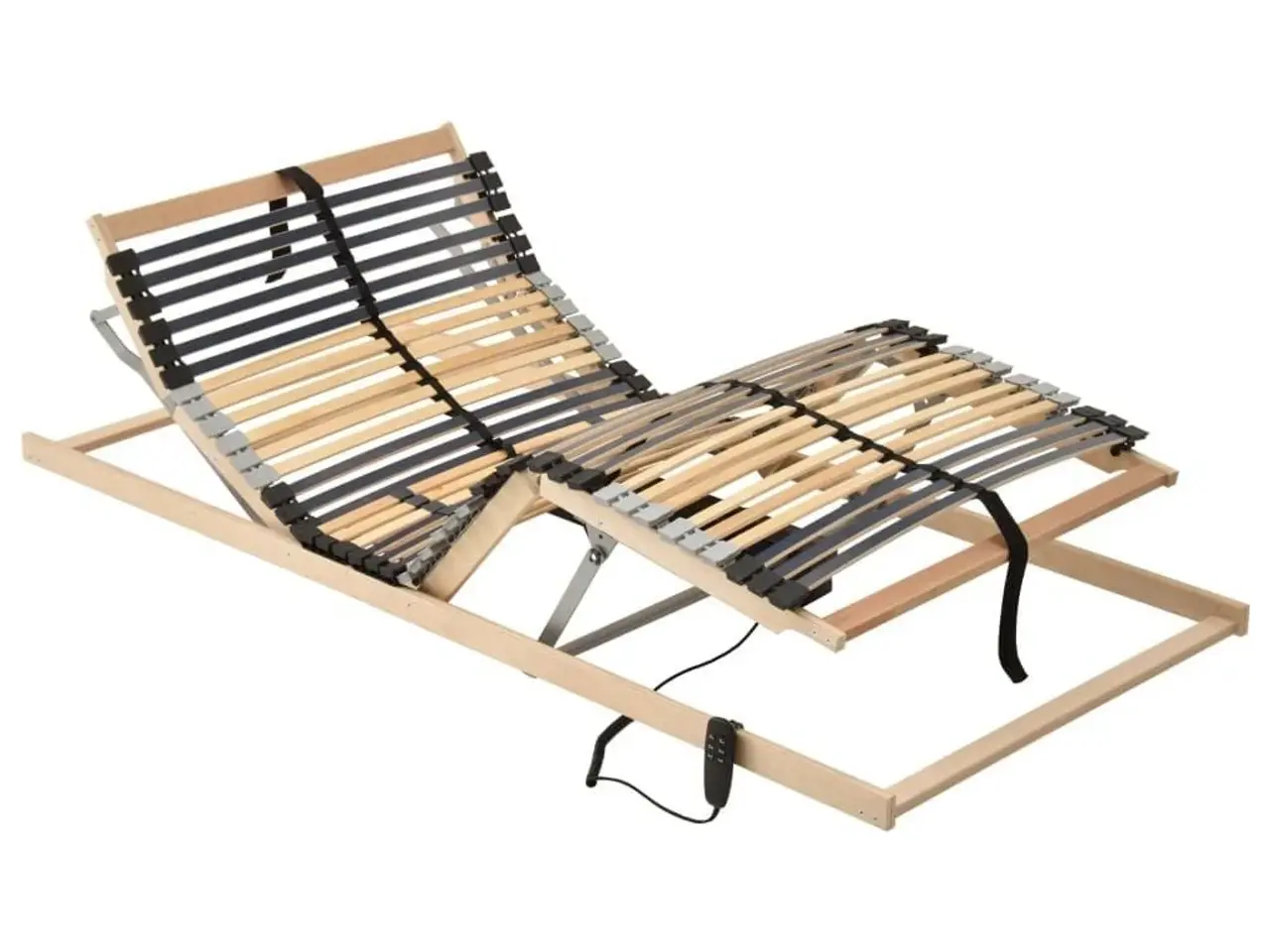 Billede 1 - Lamelbund med elevation - 42 lameller, 7 zoner, 90×200 cm