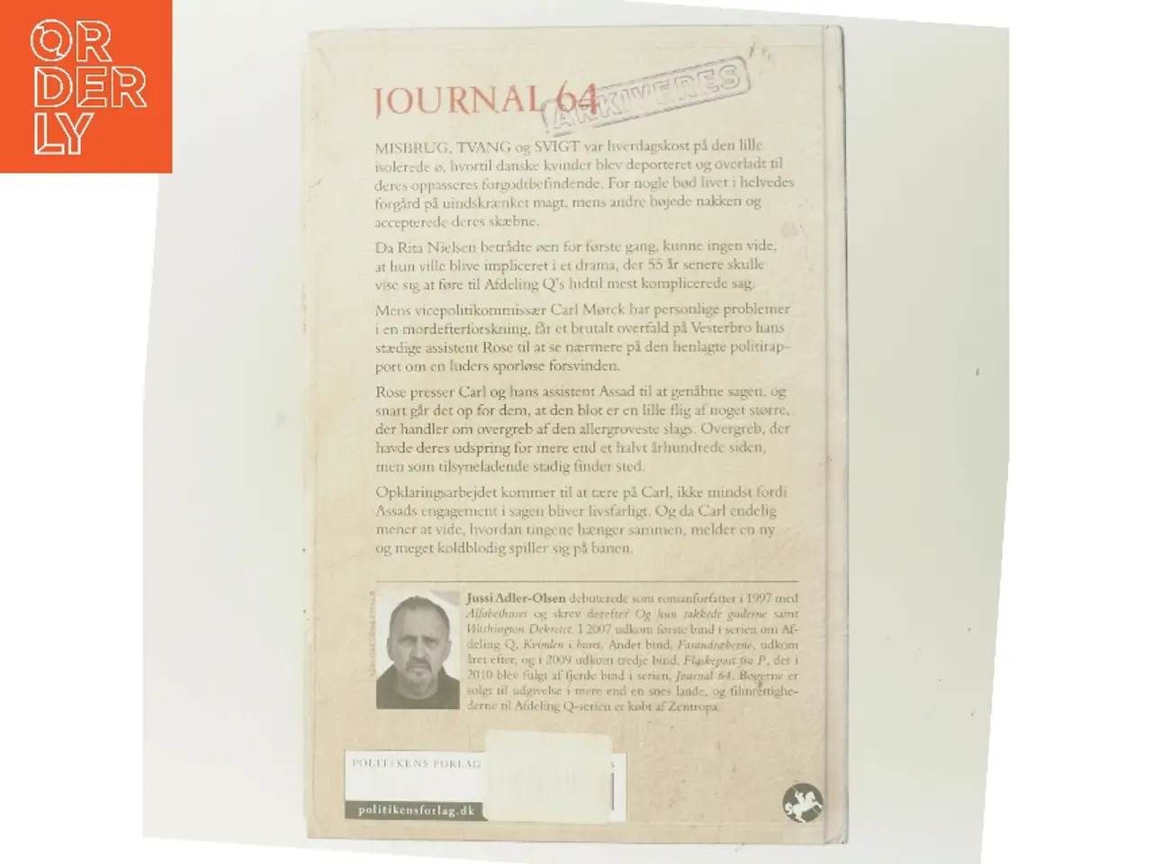 Billede 3 - Journal 64 af Jussi Adler-Olsen (Bog)
