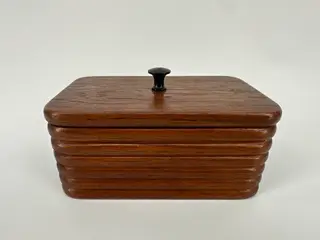 Retro smørskål / skål i teak
