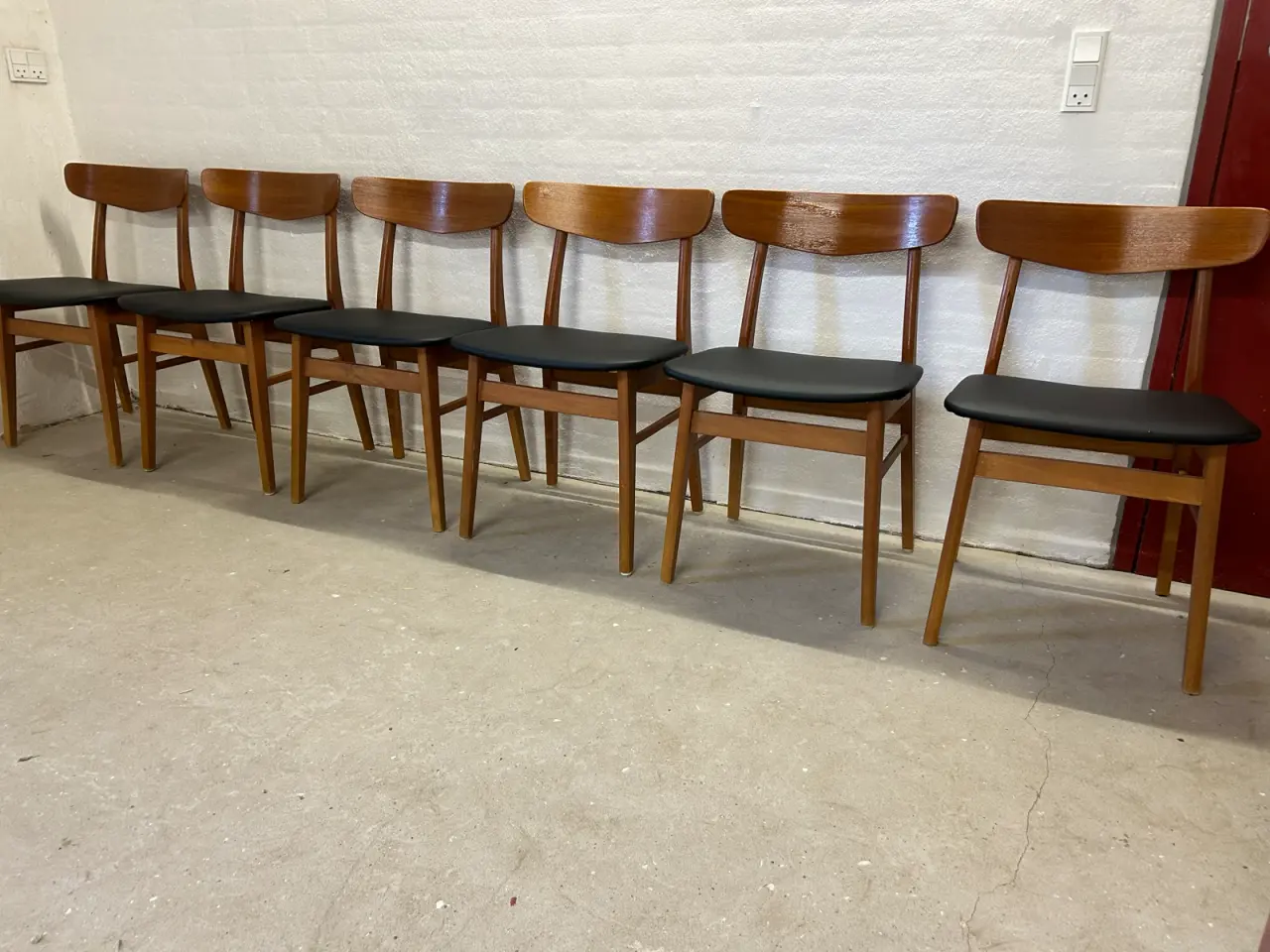 Billede 6 - 6 flotte vintage teakstole fra Findahl Møbler – da