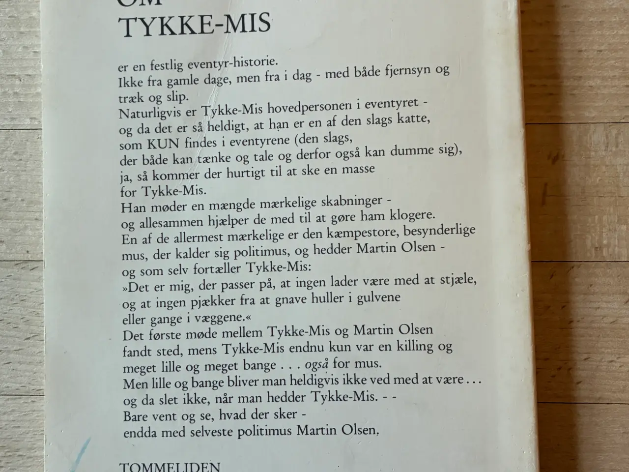 Billede 1 - Tykke-mis, Knud Holst