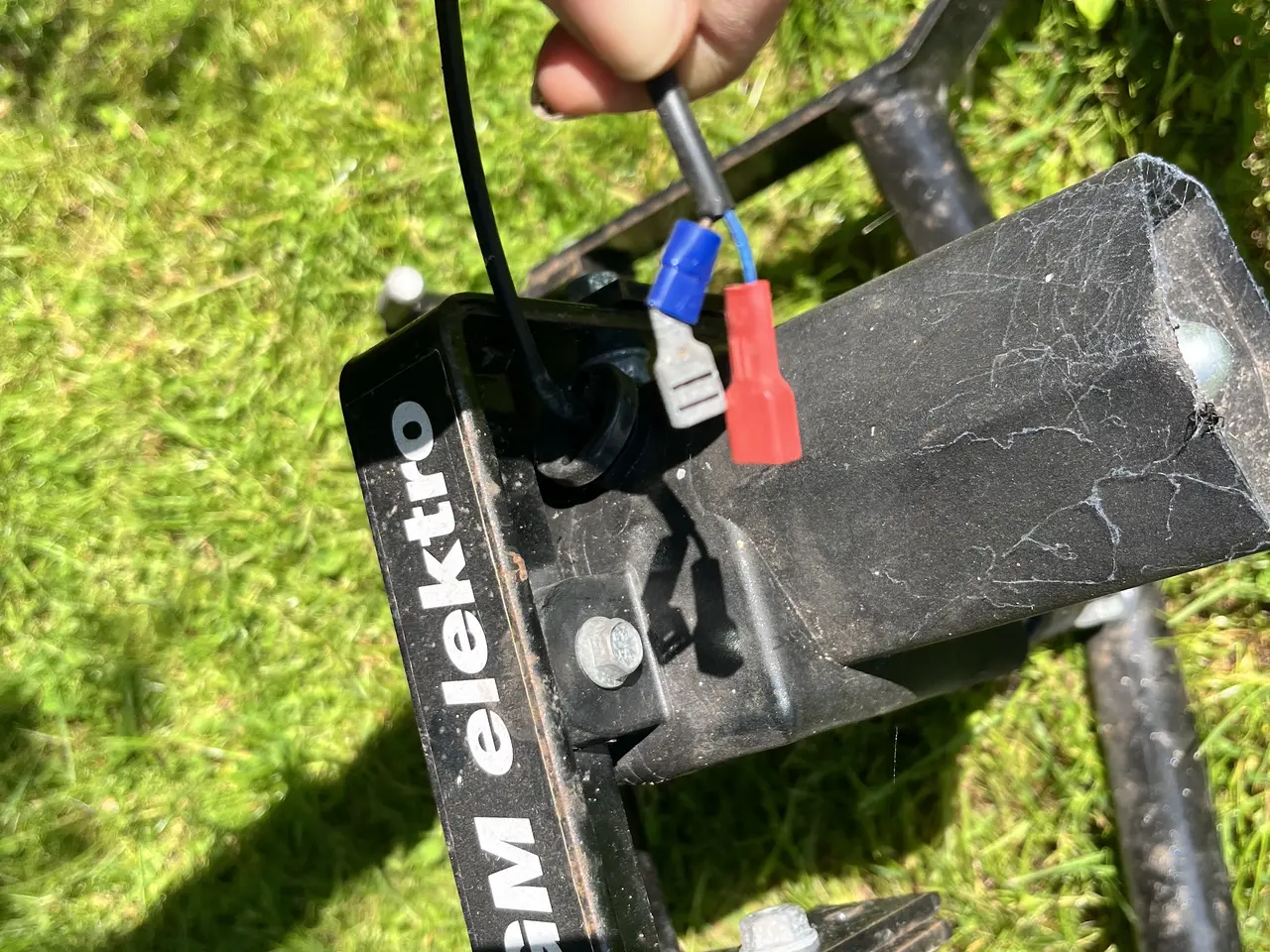 Billede 2 - GM Elektro elektrisk rive / græsrive til ATV eller