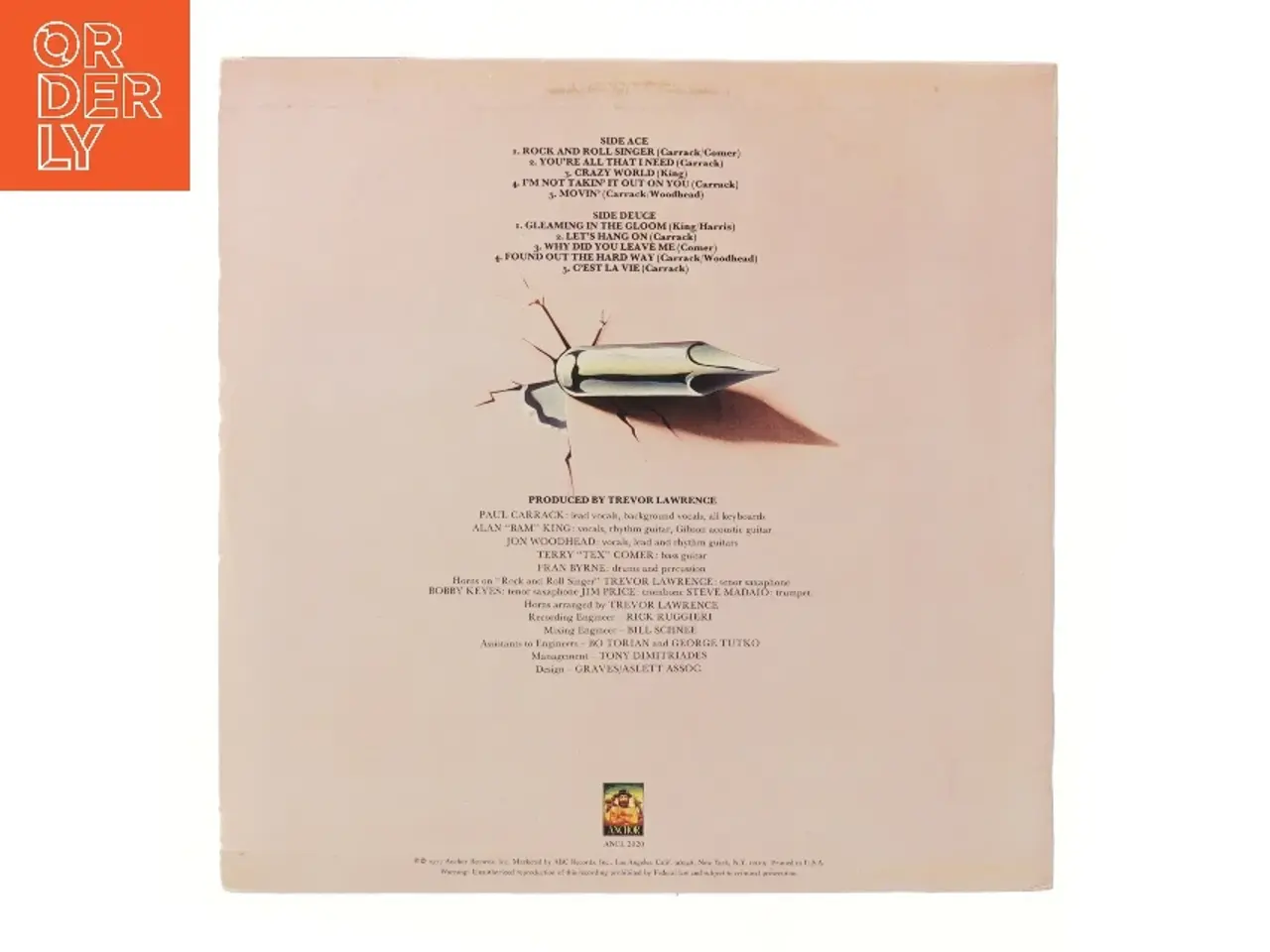 Billede 2 - Ace - No Strings vinyl album