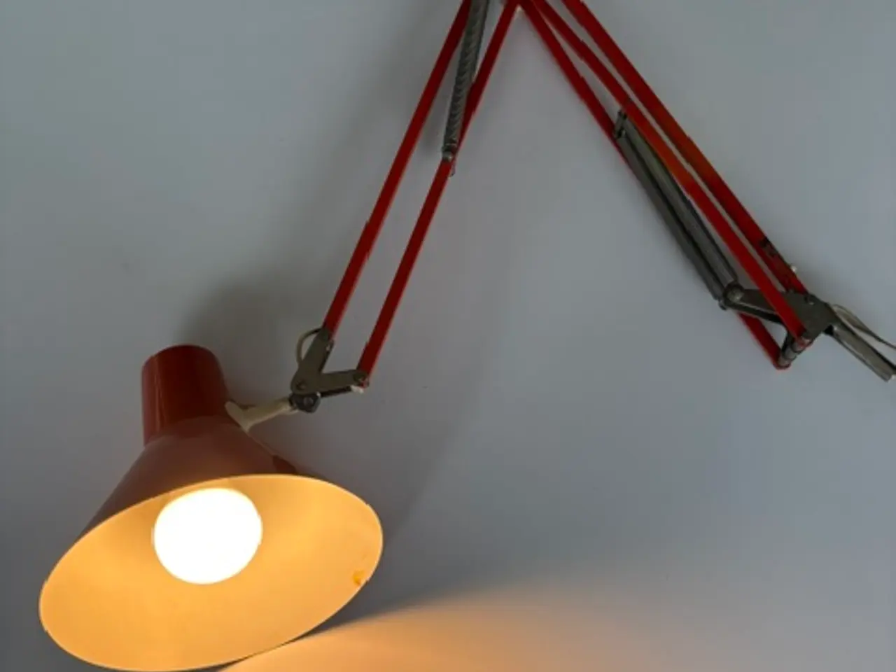 Billede 6 - Arkitektlampe i rød fra SLB DANISH DESIGN