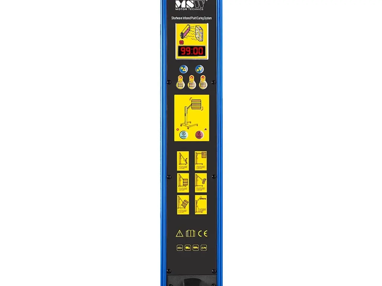Billede 3 - Infrarød Laktørrer – 3300 W – 3 Varmelamper