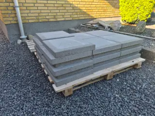 40x40x5 grå havefluser
