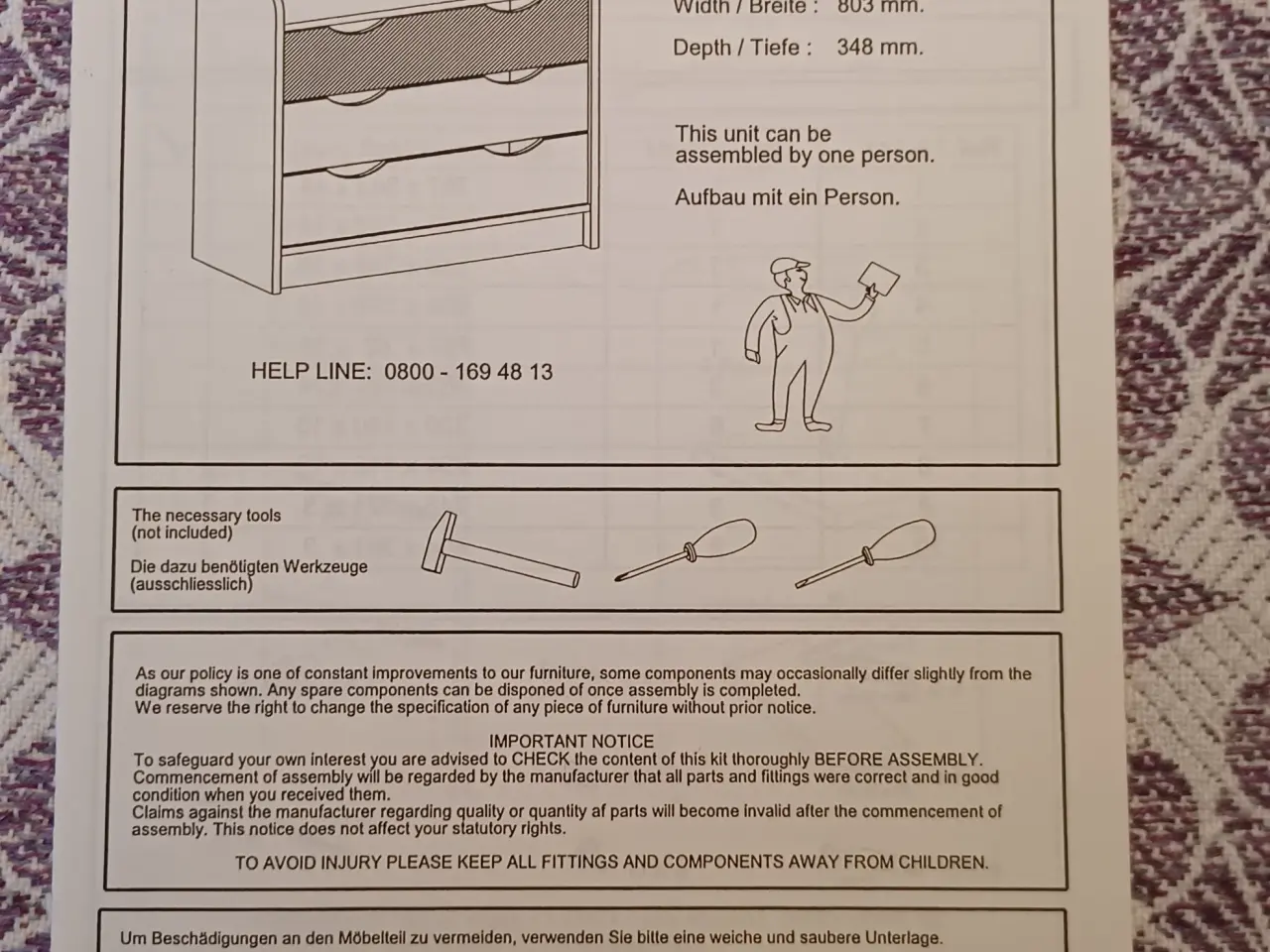 Billede 2 - Kommode - aldrig været samlet
