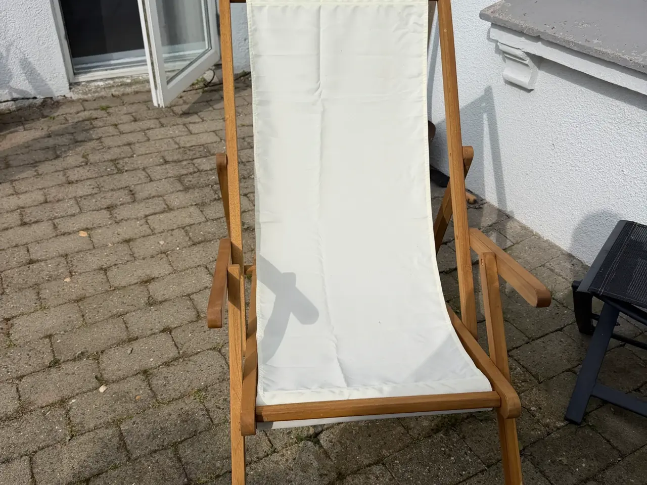 Billede 2 - Foldbar strandstol massivt teaktræ