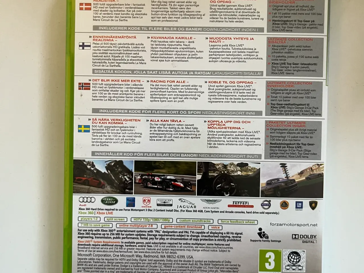 Billede 3 - Xbox 360 Forza Motorsport 3 Classics spil