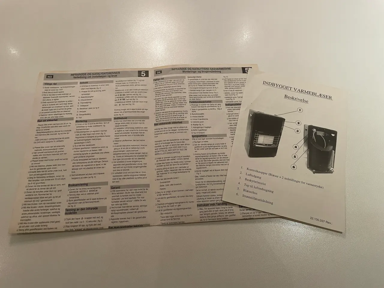 Billede 8 - Gas- og elvarmeovn med blæser