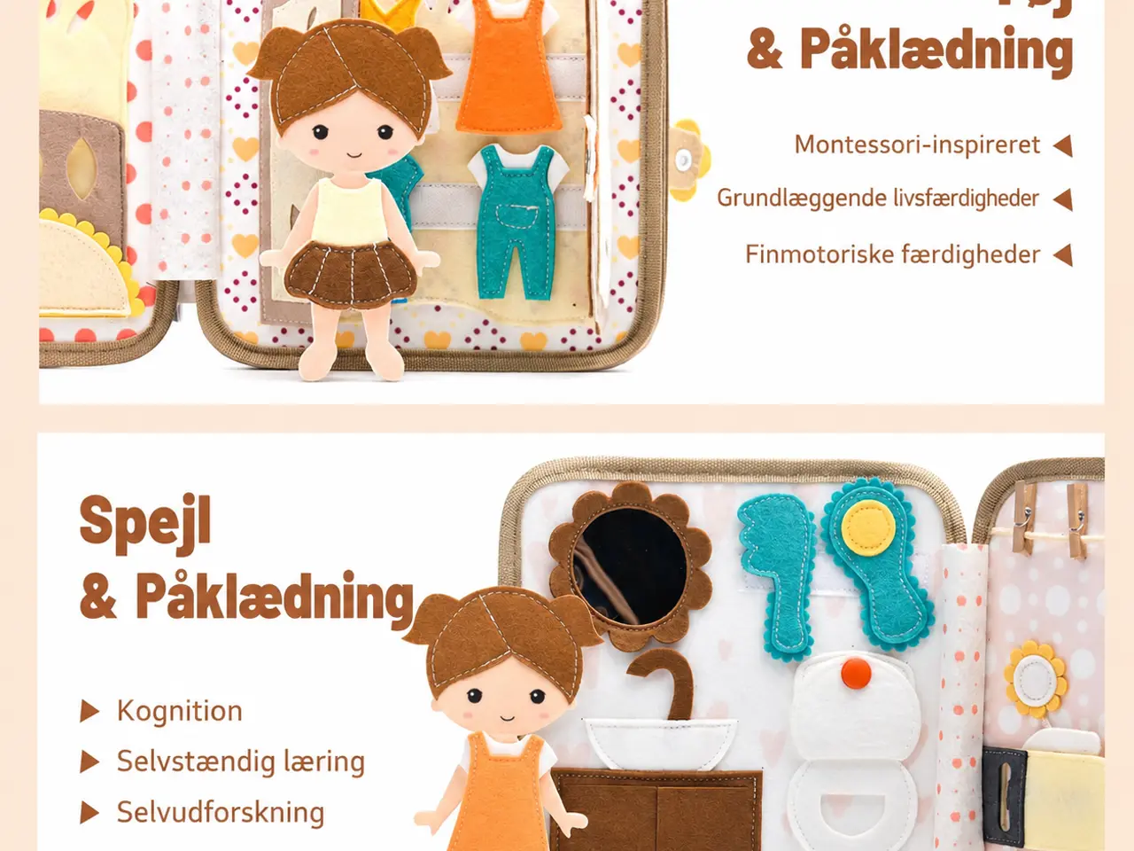Billede 2 - Dukkehus aktivitetsbog – busy book for børn