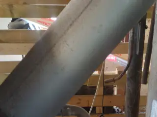Afgangsrør vinkel og lige stykke til morsø