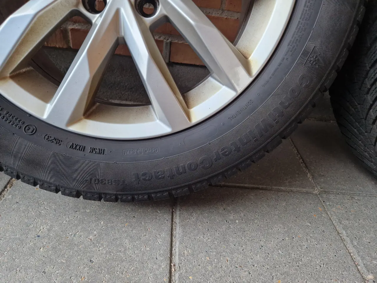 Billede 6 - Vinterdæk ContiWinterContact 215/60 R16 m. alufælg