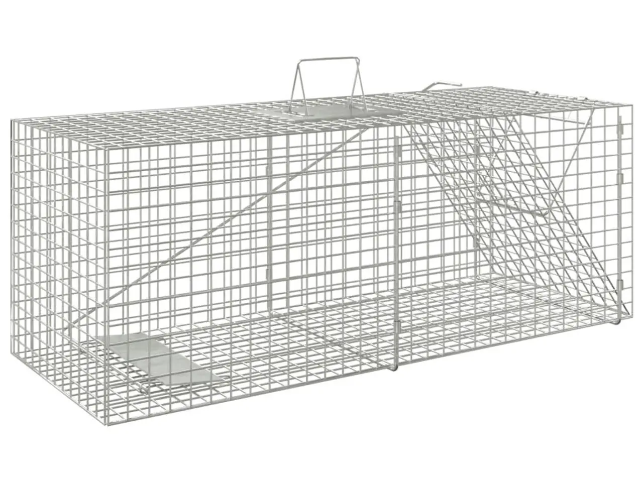 Billede 4 - Dyrefælde i galvaniseret jern - 64,5 × 25 × 26,5 cm