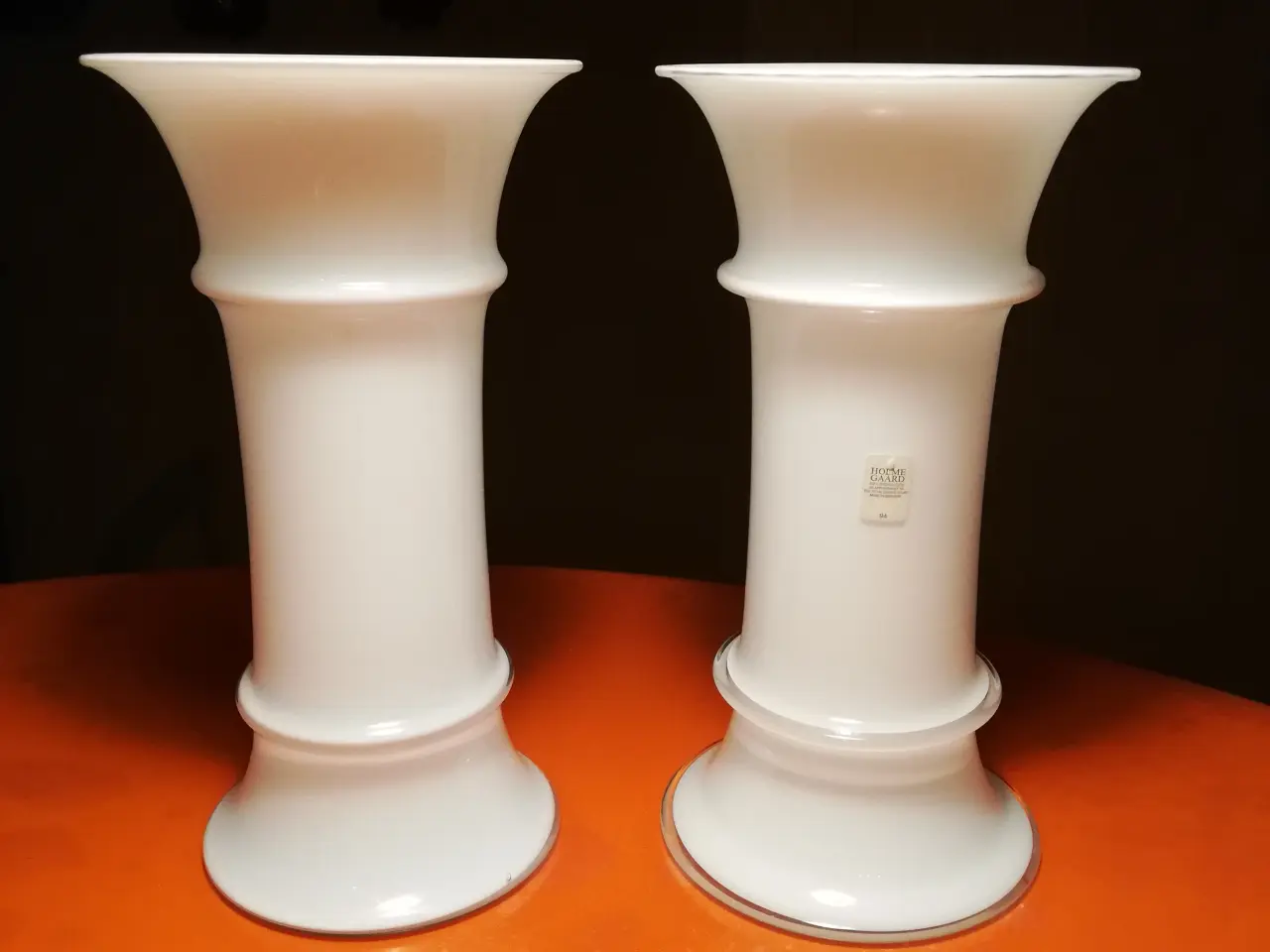 Billede 1 - 2 Apoteker vaser højde ca. 22 cm fra Holmegaard Gl