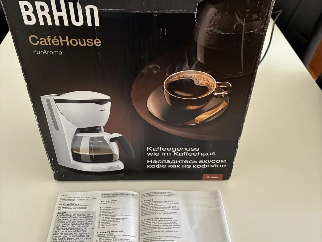Billede 3 - Kaffemaskine - Braun CafeHouse PurAroma KF 520/1