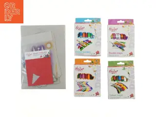 4 stk. tegnesæt fra Hamleys (Colour stackers, Double magic, Wipeouts, Sprayza' smelly og Colour magic)