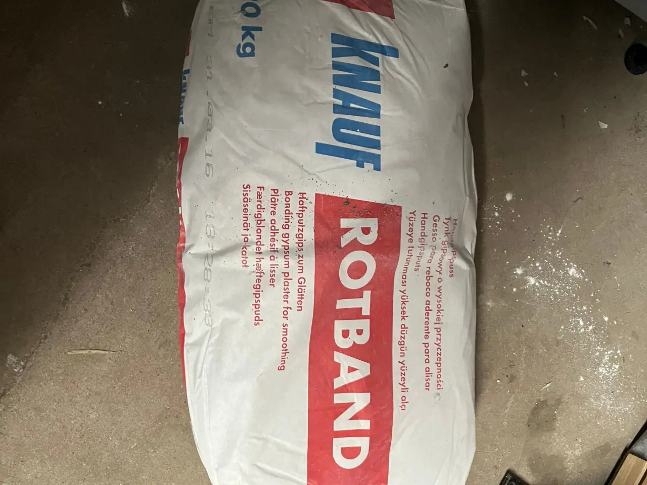 Billede 1 - Rotband/knauf gipspuds