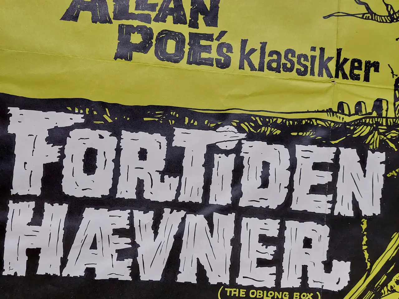 Billede 8 - Original gyserplakat (1969) – Fortiden Hævner