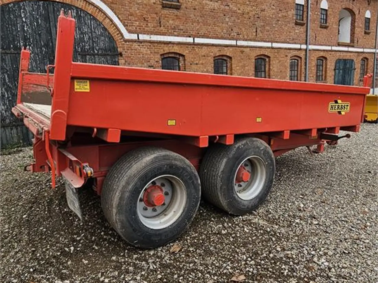 Billede 3 - Herbst 10 T Tandem Tiptrailer - Kapacitet / Capacity 10 ton