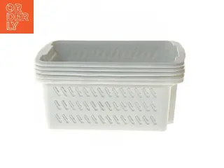 Plastopbevaringskurve fra Plast Team (str. 5 styk, 27x17x10 cm)