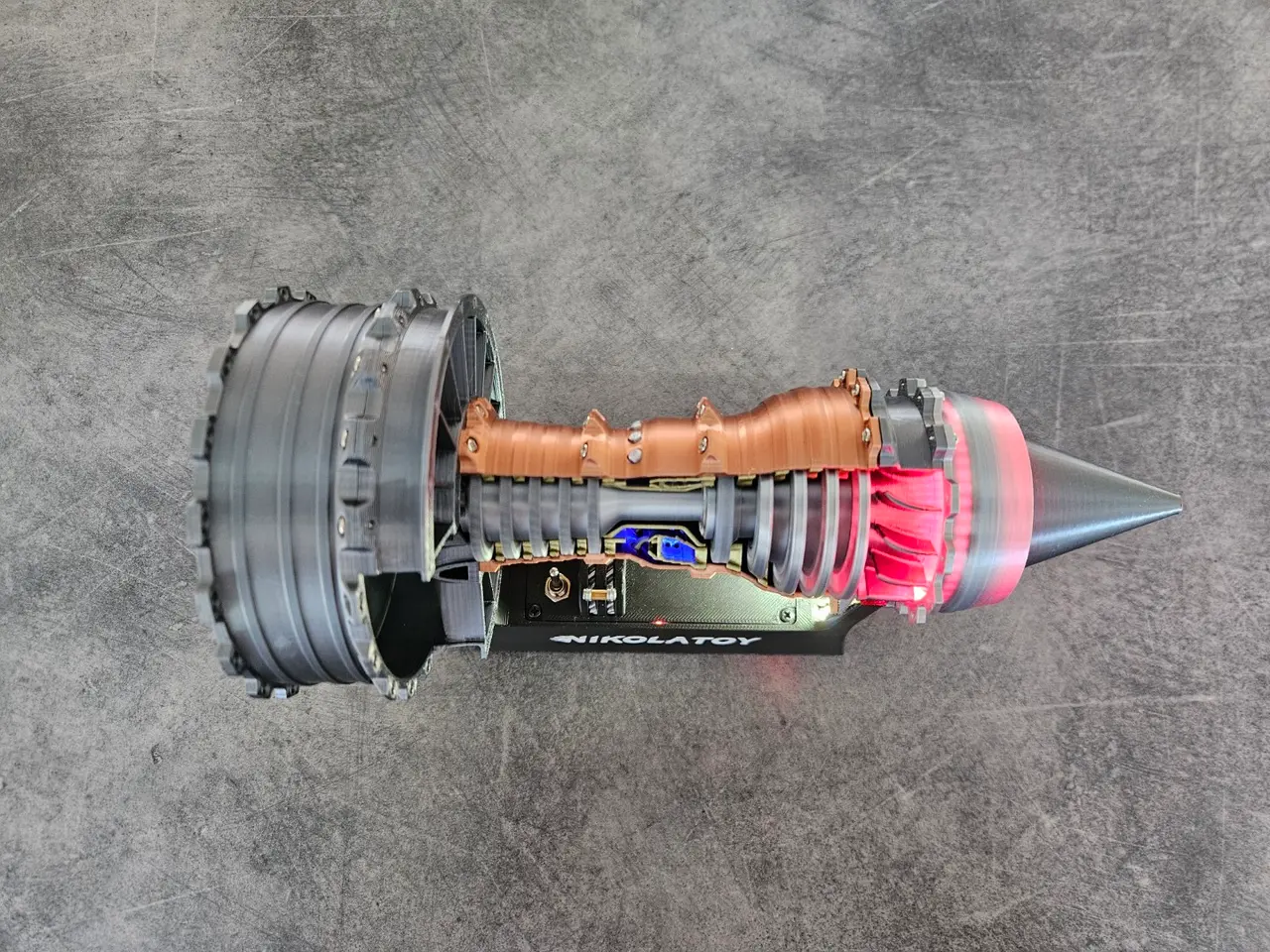Billede 12 - NIKOLATOY Jet Turbojet Engine – LED-model