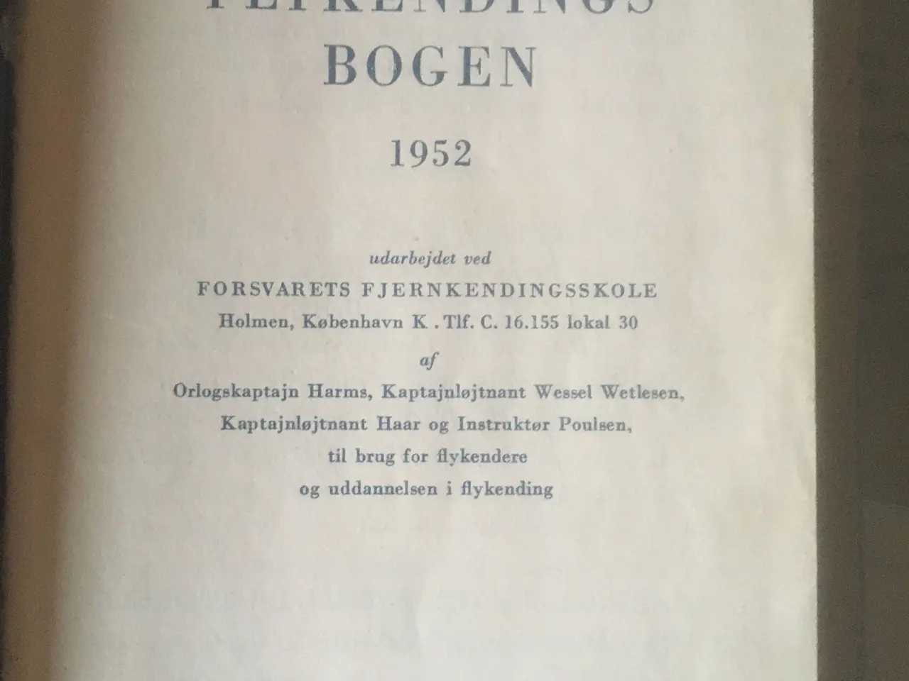 Billede 1 - Flykendingsbogen 1952