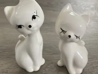 Katte i porcelæn 