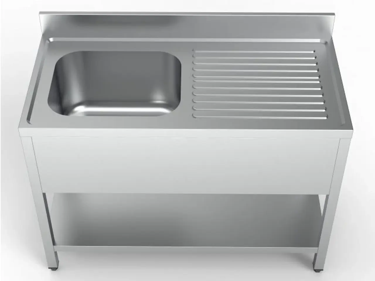 Billede 2 - Stålbord med vask – 50 kg