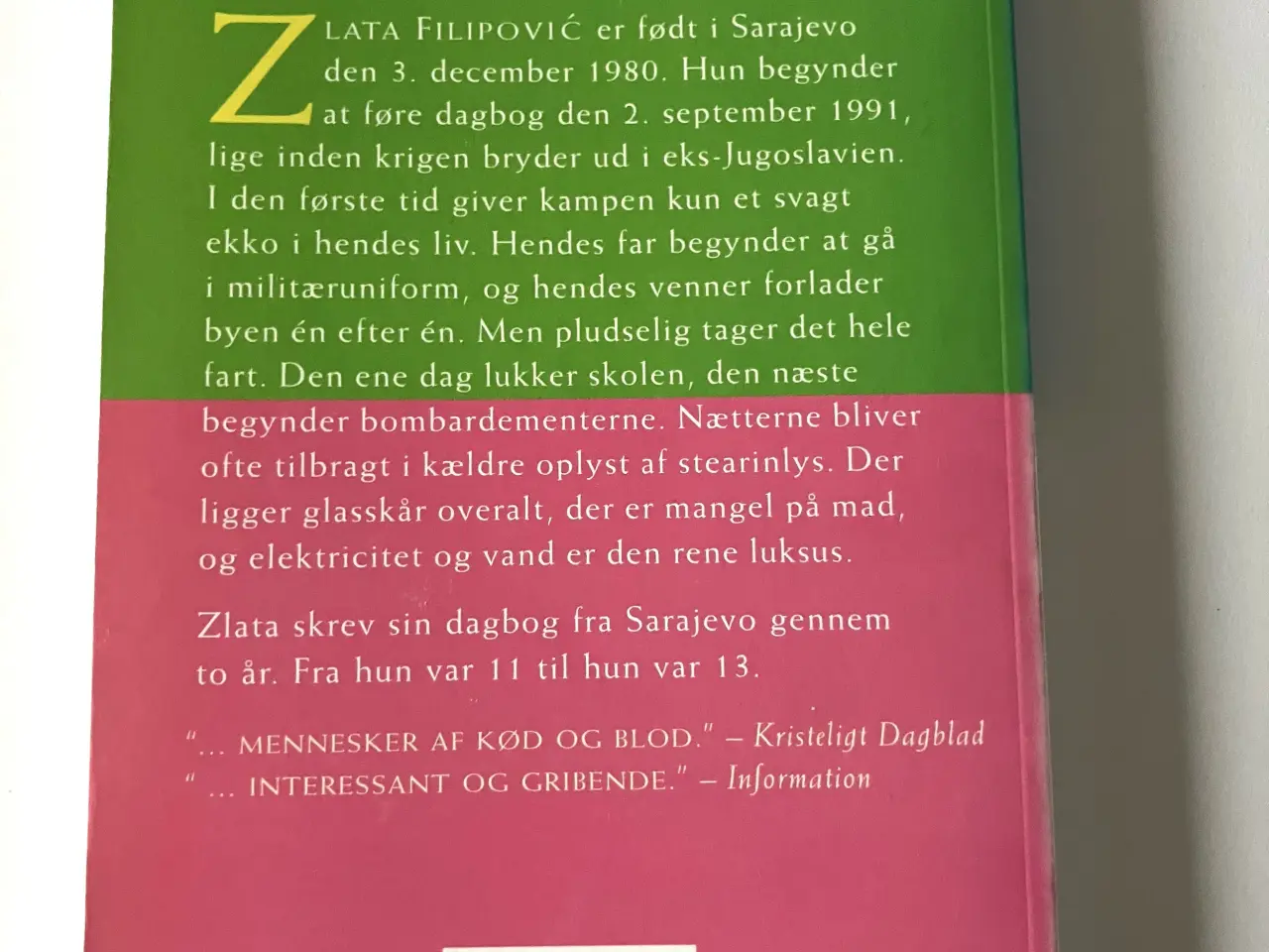 Billede 2 - Zlatas dagbog - En ung piges liv i den krigsramte