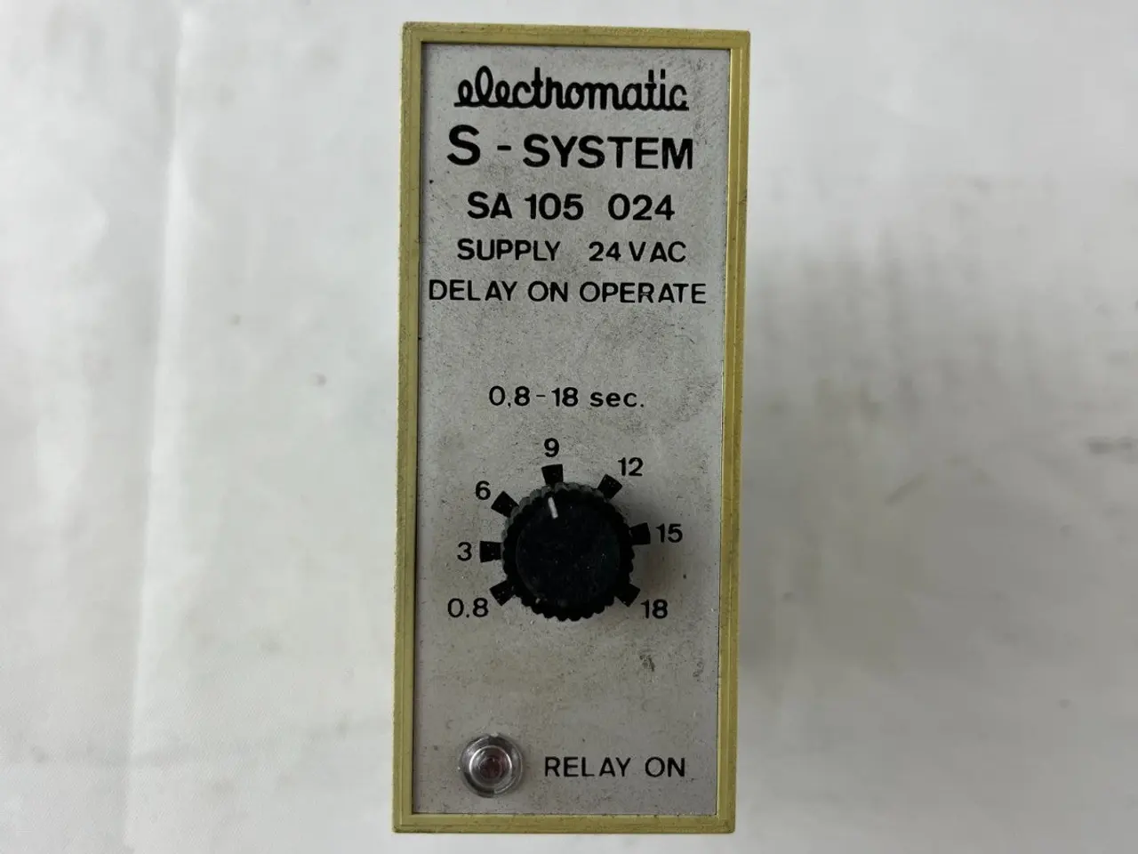 Billede 3 - Electromatic SA 105 024 Time Delay relæ 24VAC Sec