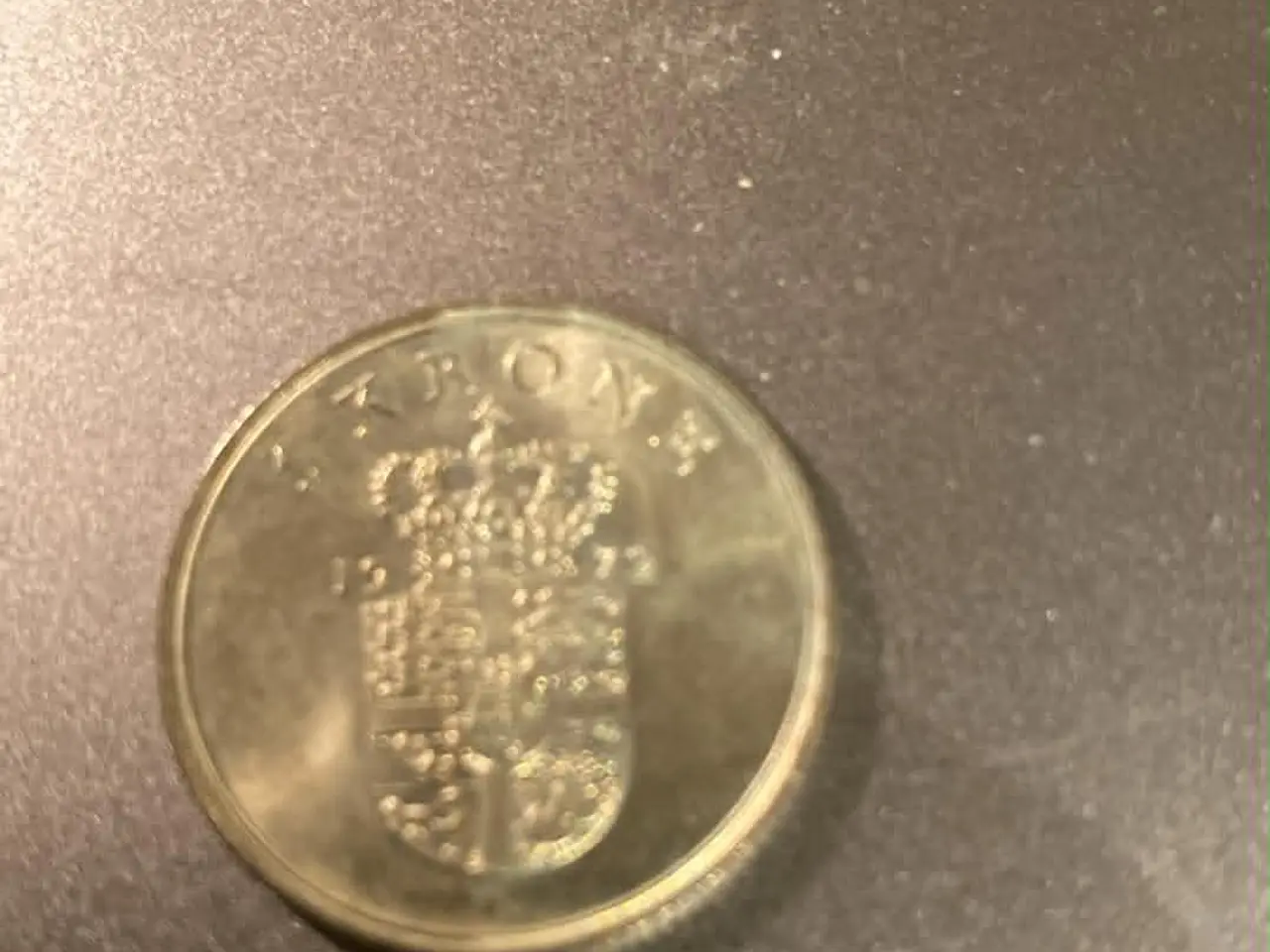 Billede 4 - 1 krone m/ kong Frederik IX