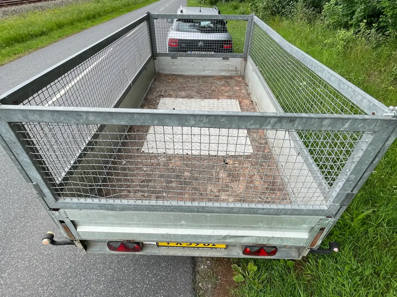 Billede 7 - Brenderup boogie trailer med gittersider 2000 kg )