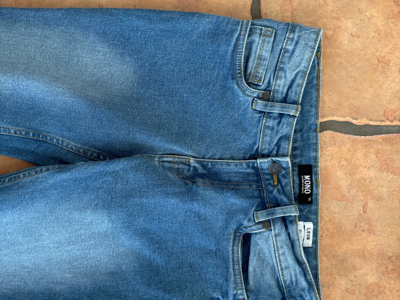 Billede 4 - Blå mono jeans til dreng i str 164 /14