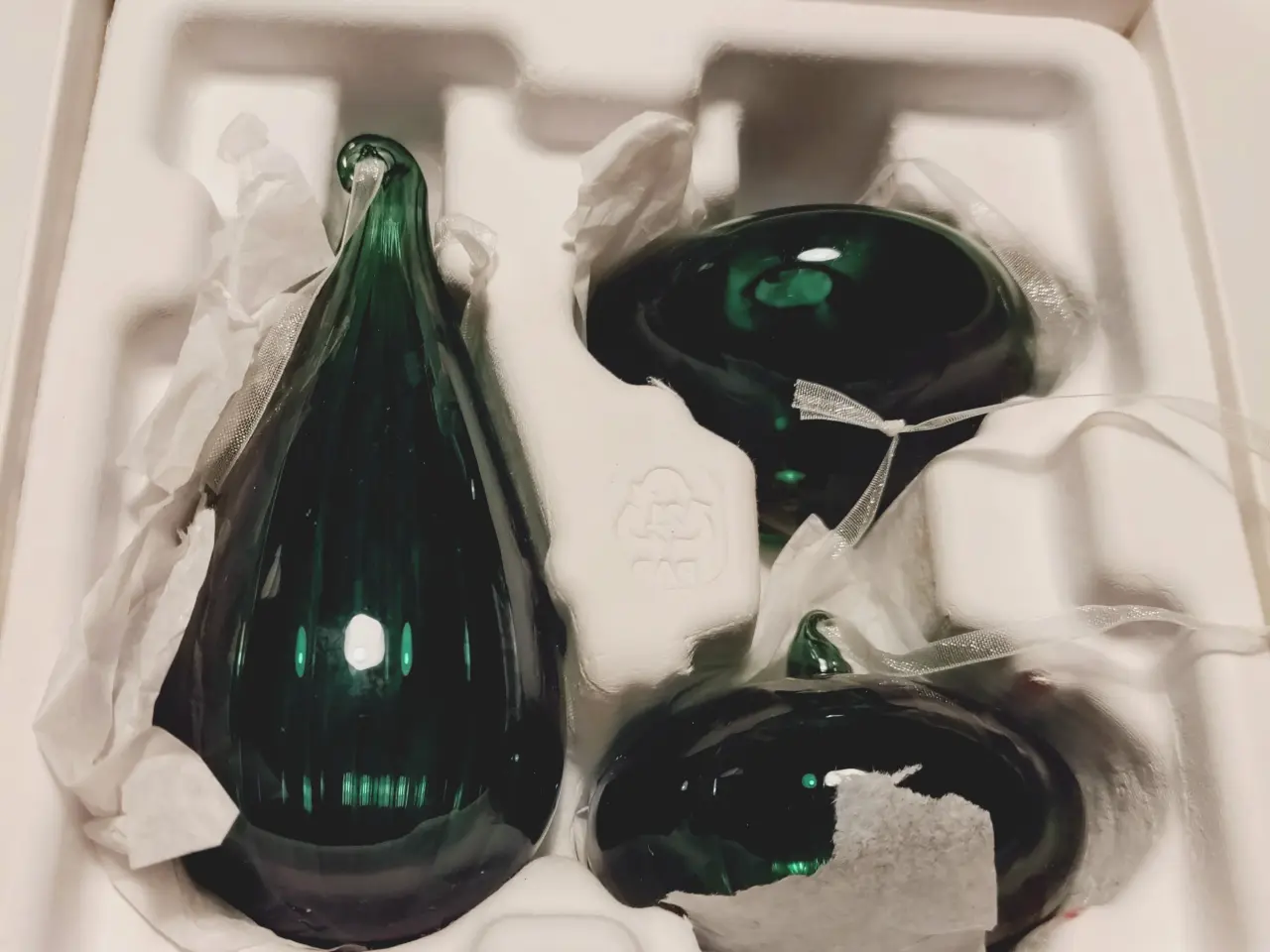 Billede 2 - 3 Glaskugler vinter 2020 pr kasse 40 kr