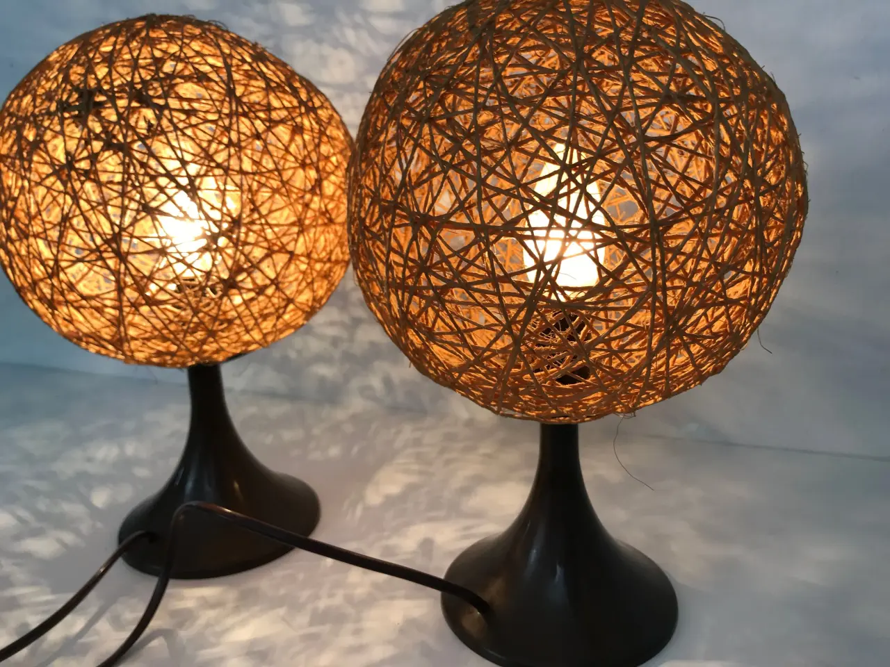 Billede 8 - 2 stk. retro bordlamper