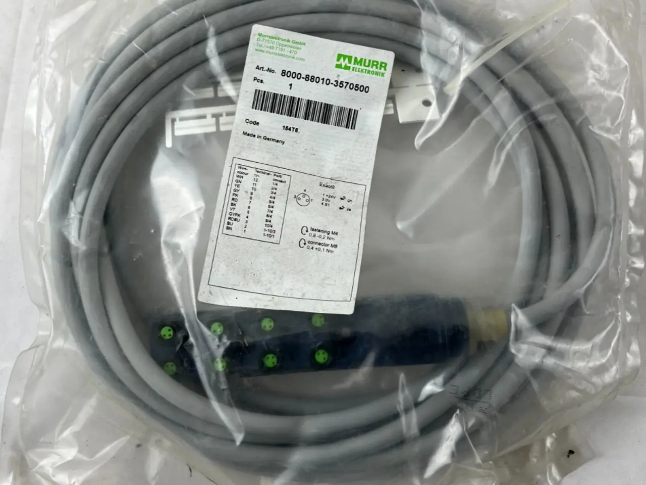 Billede 1 - Murr Elektronik exact8 8000-88010-3570500 8-Port