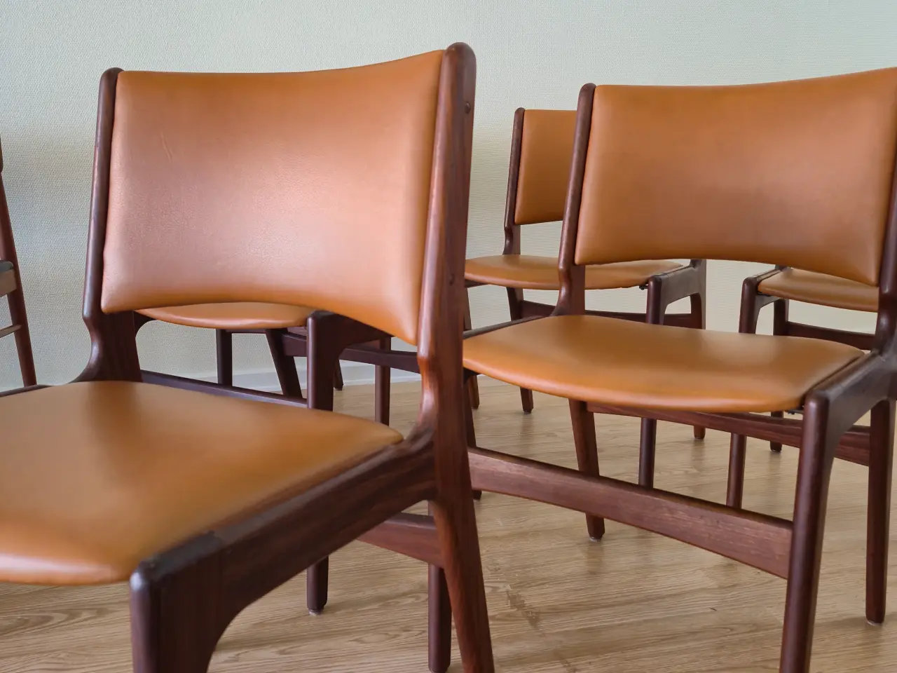 Billede 3 - 6 Erik Buch teak stole 