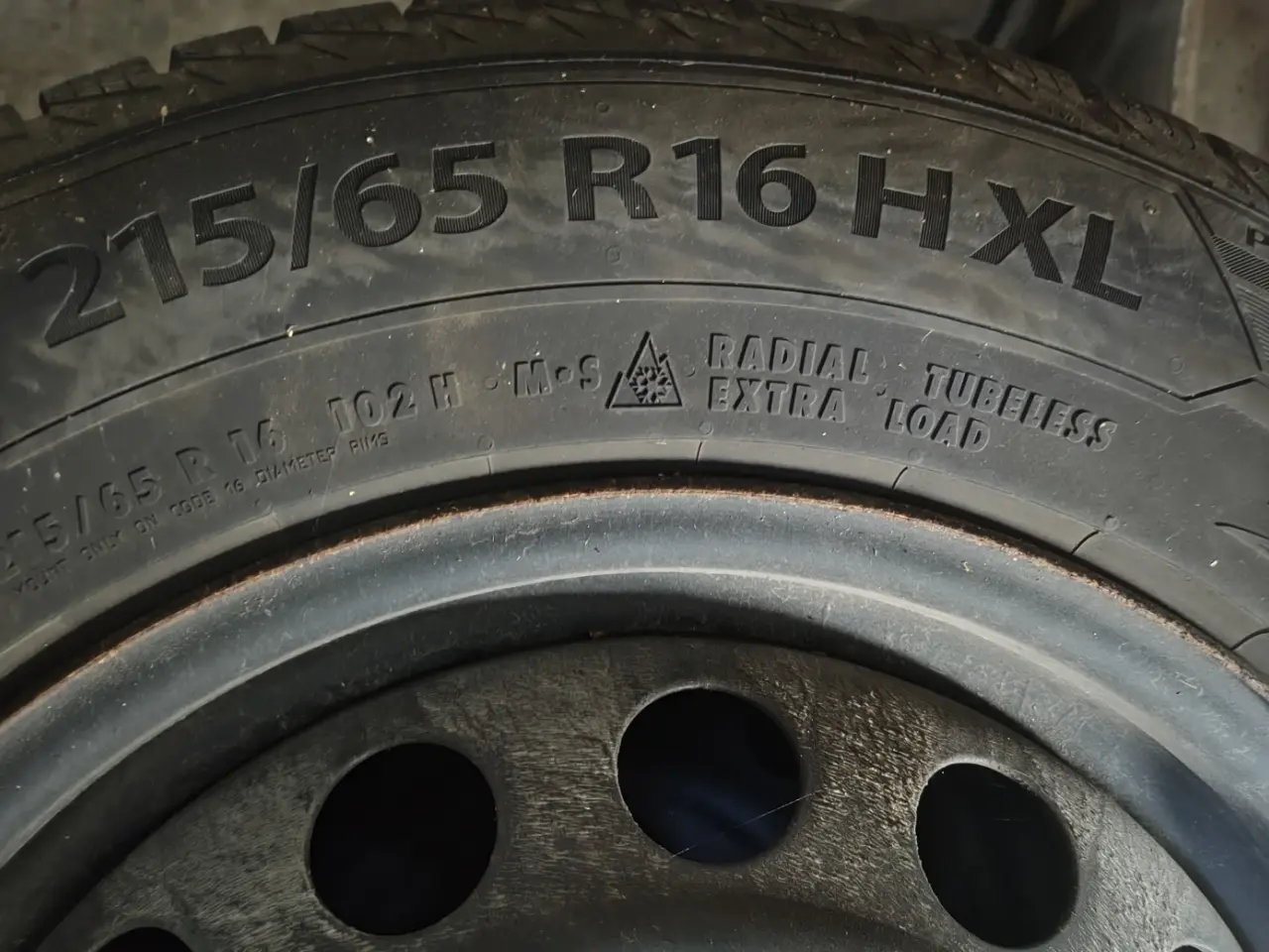 Billede 2 - Peugeot Rifter - 4 *NYE* vinterdæk på fælg!
