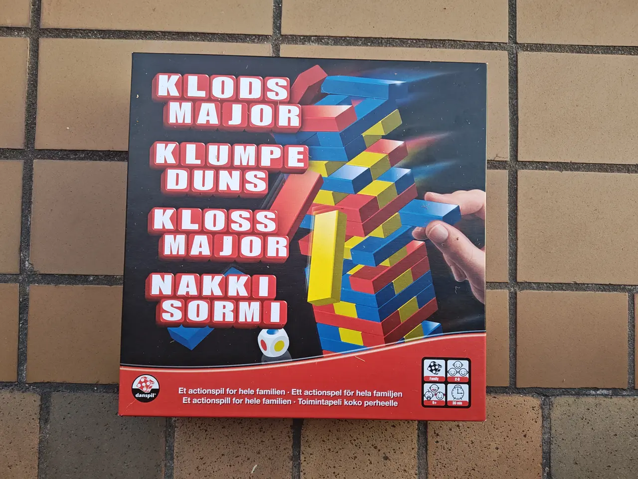 Billede 1 - Det helt rigtige Klods Major med Træbrikker